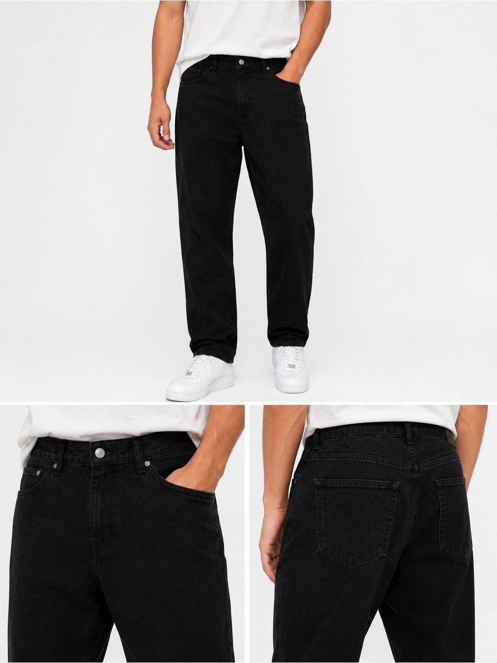 GAP Factory Men's Black Relaxed Jeans